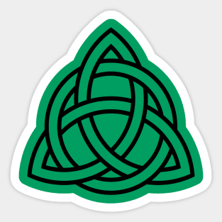 Triquetra Knot With Interlaced Circle Sticker